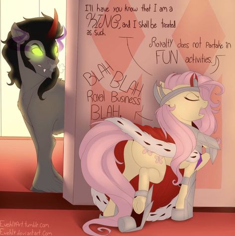 King Sombra X Fluttershy, Sombra X Fluttershy, Pony Cartoon, Mlp Ships, Pony Oc, Mlp Fan Art, Pony Pictures, My Little Pony Comic, Mlp Art