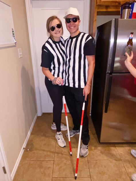 Blind Referee Costume, Referee Costume, Diy Blinds, Cool Halloween Costumes, Pvc Pipe, Duct Tape, Couples Costumes, Fall 2024, Holidays And Events