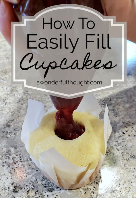 Vanilla And Chocolate Cupcakes, Allergy Recipes, Filled Cupcakes, Wedding Cake Recipe, Graduation Cupcakes, Graduation Cookies, Raspberry Filling, Chocolate Chip Recipes, No Cook Desserts