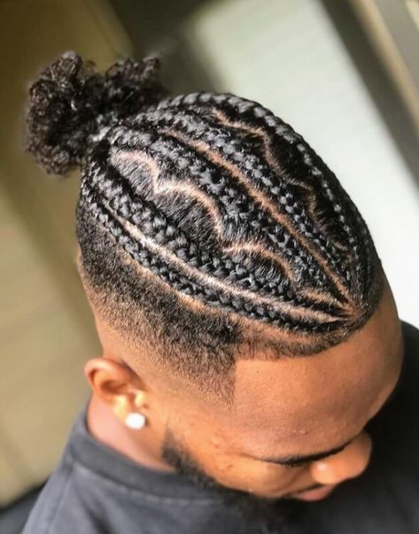 Braid Men, Worst Hairstyles, Worst Haircuts, Man Braid, Amazing Braids, Braids Bun, Bun Braid, Hottest Haircuts, Braids With Fade