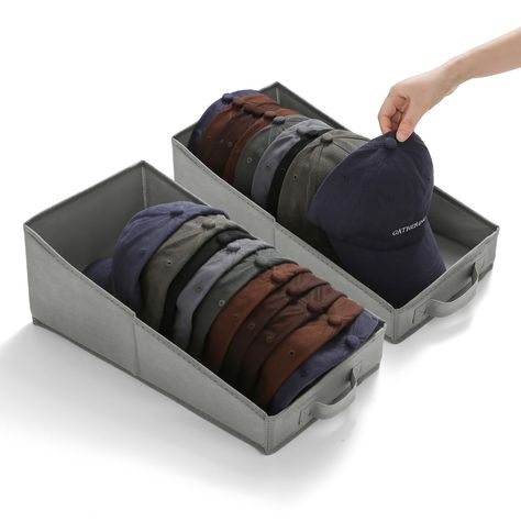 PRICES MAY VARY. 【SPACE-SAVING】A baseball hat storage organizer not only saves space in the closet but also keeps hats in order and makes it easy to find what you need. Hat storage for baseball caps is a great helper for closet organization! 【COLLAPSIBLE DESIGN】The cap organizer for baseball caps adopts a foldable design. When you need it, the folding design helps you quickly install and use it. When you do not need it, the ball cap storage organizer can be quickly folded and stored away to save Organize Hats Baseball Caps, Ball Cap Storage Ideas, Baseball Hat Storage Ideas, Hat Organization Ideas, Baseball Cap Storage Ideas, Ball Cap Storage, Hat Storage Ideas, Baseball Hat Storage, Organize Baseball Hats