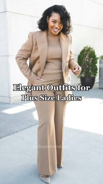 Old money | Elegance | Class on Instagram: "Elegant Outfits for Plus Size Ladies 🤍 #elegantlady #elegance #elegant #class #classy #classylife #oldmoney #oldmoneystyle #oldmoneyaesthetic #plussize #women #outfits #outfit #etiquette #feminine" Old Money Outfits For Plus Size, Old Money Outfits Plus Size Woman, How To Look Rich And Classy Plus Size, Old Money Outfit Women Plus Size, Old Money Aesthetic Women Plus Size, Old Money Style Outfits Plus Size, Old Money Aesthetic Outfit Plus Size, Old Money Look Plus Size, Elegant Plus Size Outfits Classy