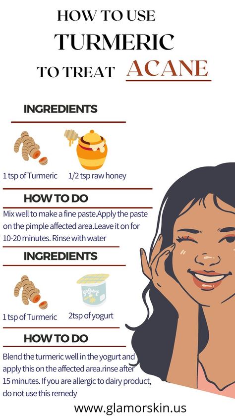 Turmeric to treat Acne ----- Glamorskin products pack can help you to get ACNE-FREE, PIMPLE-FREE clear & glowing skin without any side-effects. Turmeric Skin Care, Pimple Free Skin, Turmeric Vitamins, Coffee Face Mask, Pimples On Face, Skin Face Mask, Clear Healthy Skin, Clear Glowing Skin, Face Pack