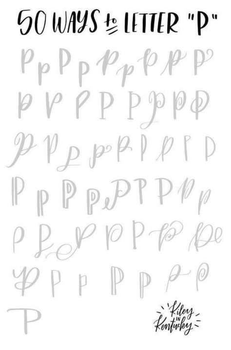 letter P Brush Letters, Brush Lettering Practice, Fancy Writing, To Do Planner, Alfabet Letters, Hand Lettering Fonts, Hand Lettering Alphabet, Creative Lettering, Doodle Lettering