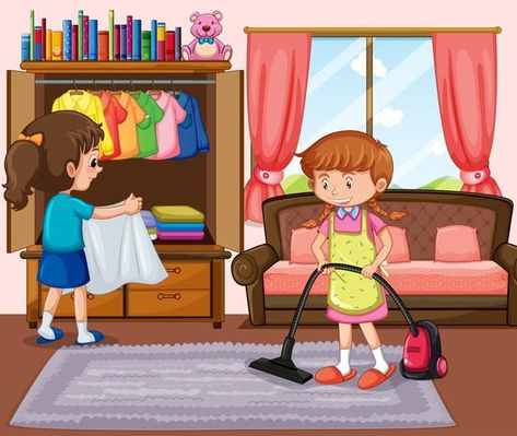 Cleaning Living Room, Good Habits For Kids, The Good Girl, Good Girl, Good Habits, The Good, Living Room