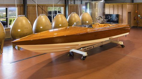 Van Dam Custom Wooden Boats | Speed Boat | Alpha Z Wooden Vessels, Okoume Plywood, Wooden Speed Boats, Power Boat, Anchor Tattoo, Speed Boat, Wood Boats, Classic Boats, Yacht Design