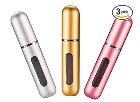 Pump Case for Traveling and Outgoing 3 Pcs Pack of 5ml Refillable Perfume Bottle, Expensive Perfume, Travel Perfume, Travel Size Toiletries, Perfume Atomizer, Refillable Bottles, Travel Bottles, Best Perfume, Mini Bottles