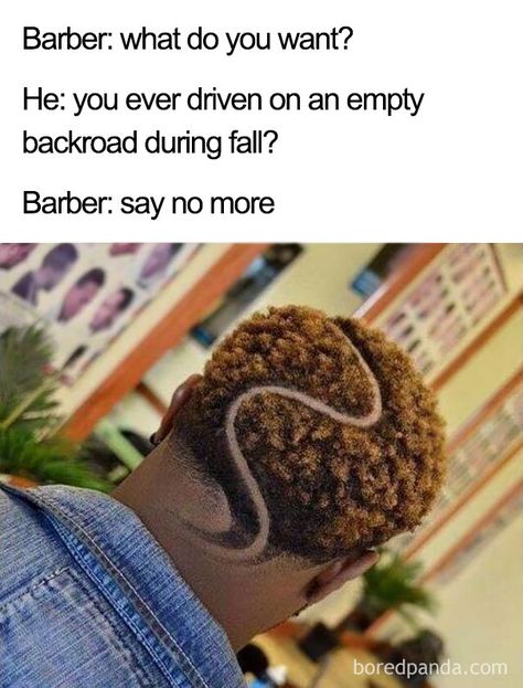 10+ Terrible Haircuts That Were So Bad They Became Say No More Memes Barber Say No More, Barber Memes, Haircut Memes, Terrible Haircuts, Funny Facebook Status, Bad Haircut, Say No More, Facebook Humor, Hair Humor