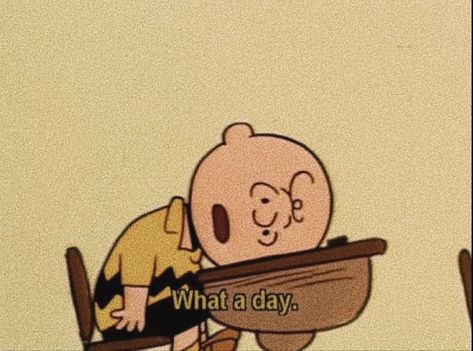 Charlie Brown Quotes, Posca Art, What A Day, Snoopy Love, Charlie Brown And Snoopy, Cartoon Quotes, Peanuts Gang, Peanuts Snoopy, Vintage Cartoon