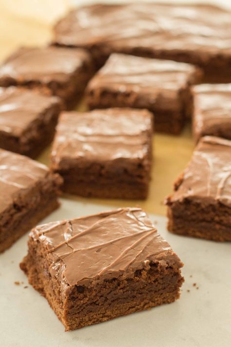 The Best Ever Chocolate Brownies - Handmade Farmhouse Lunch Lady Brownies, The Southern Lady Cooks, Southern Lady Cooks, Chewy Brownies, Blondie Brownies, Lunch Lady, Southern Lady, 9x13 Baking Dish, Dessert Salads