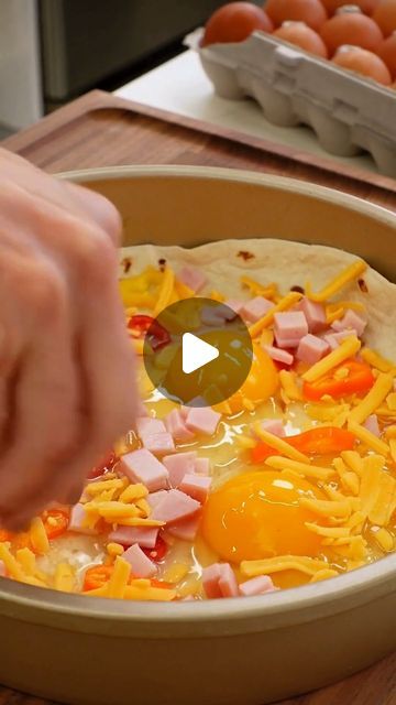 296K views · 5.8K likes | Allrecipes on Instagram: "Hi! Good morning—don't miss breakfast. ☀️  You need all the food fuel possible to keep you going through the day, and we have just the recipe. This Air Fryer Tortilla Breakfast Pizza is the easiest, throw-together bake for the morning. Happy cooking and happy Thanksgiving from the Allrecipes team. 🍂🦃🥧  🧑‍🍳 Recipe submitted by: Nicole McLaughlin  🔗 Head to the link in bio for more on the recipe.  #instafood #food #foodie #tortilla #pizza #breakfast #bake #eggs #airfryer #airfryerrecipes #peppers #easyairfryerrecipes #thanksgiving #thanksgivingbreakfast #breakfastpizza" Tortilla Breakfast Ideas Eggs, Tortilla Egg Bake Air Fryer, Air Fryer Breakfast Tortilla, Air Fryer Egg Tortilla, Airfryer Breakfast Ideas, Allrecipes Nicole Mclaughlin, Air Fryer Pizza Tortilla, Tortilla Egg Bake, Eggs Airfryer