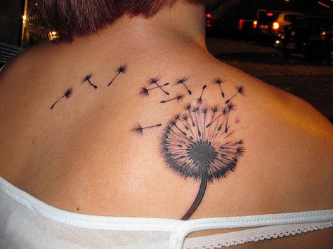 Make a Wish by v_key, via Flickr Tattoo Ideas Ladybug, Wish Tattoo, Mastectomy Scar Tattoo, Dandelion Tattoo Meaning, Dandelion Tattoos, Dandelion Tattoo Design, Winter Tattoo, Scar Tattoo, Dandelion Tattoo