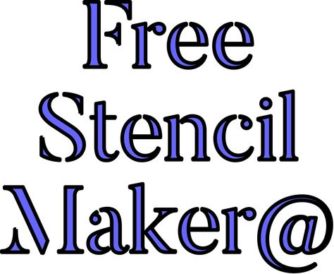 Free Stencil Maker, Stencil Print, Stencil Maker, Stencils For Painting, Number Stencils, Printable Alphabet, Free Stencils, Letter Stencils, Alphabet Printables