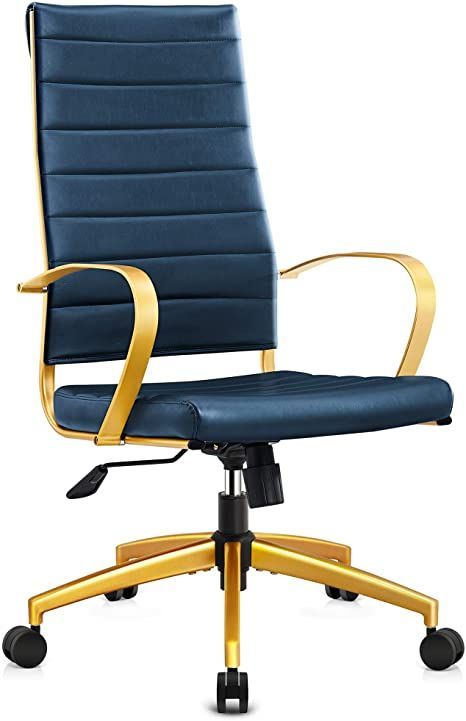 Gold Office Desk, Gold Office Chair, Best Ergonomic Office Chair, Office Executive, White Office Chair, Gold Office, Office Desk Chairs, Gold Chair, Comfortable Office Chair