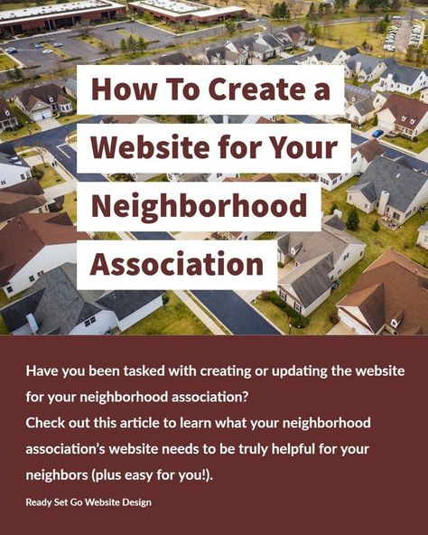 How to Create a Website for a Neighborhood Association Home Owners Association Ideas, Neighborhood Block Party Ideas, Neighborhood Ideas, Emergency Preparedness Binder, Neighborhood Activities, Neighborhood Block Party, Neighborhood Association, Housing Development, Neighborhood Watch