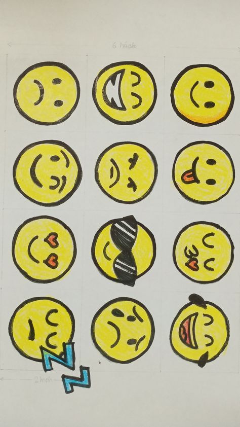 Easy to draw emotion faces emoji Emoji Faces Drawing, Emojis Drawing, Faces Emoji, Art Of Drawing, Emotion Faces, Happy Emotions, Emoji Drawings, Emoji Drawing, Easy To Draw