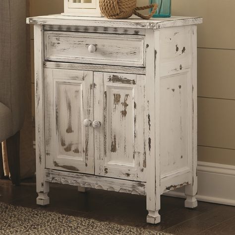 Alaterre Furniture Country Cottage Storage Cabinet, White Cottage Armoire, Cottage Storage, Shabby Chic Room, Country Cottage Decor, Shabby Chic Dresser, Distressed Furniture, Country Furniture, Shabby Chic Kitchen, Storage Drawer