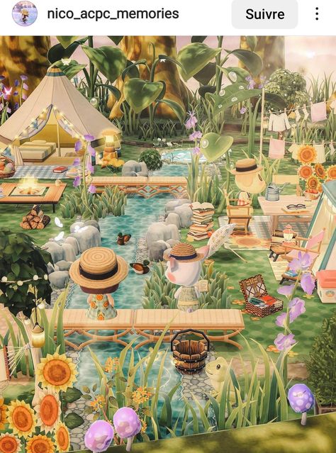 Animal Crossing Pc, Summer Camp Island, Acnh Cottagecore, Relaxing Game, Animal Crossing Villagers, Pocket Camp, Animal Crossing Pocket Camp, Diary Ideas, Summer Camping