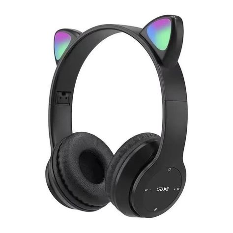 Check out our P47M Cute Cat Ear Bluetooth Headphones with LED at #checkitout Cute Headphones, Cat Ear, Bluetooth Headphones, Cat Ears, Cute Cat, Headphones, Led