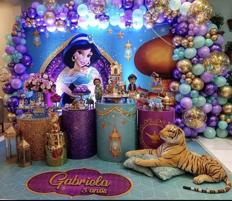 Alladin Birthday Party Decorations, Princess Jasmine Birthday Decorations, Princess Jasmine Party Decorations, Alladin Theme Birthday Party, Jasmine Birthday Theme, Aladdin Birthday Party Decoration, Jasmine Themed Birthday Party, Aladdin Theme Party, Jasmine Birthday Party Ideas