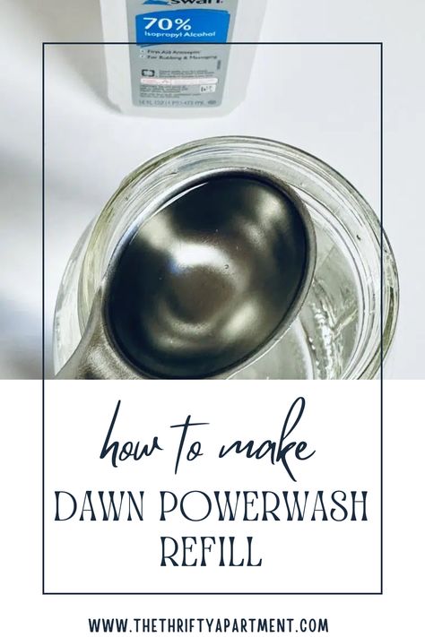 Learn how to make a Dawn Powerwash refill at home with this simple, budget-friendly recipe. Save money and keep your cleaner stocked!#DIYCleaning #PowerwashRefill #CleaningHacks #BudgetTips #EcoFriendlyLiving Dawn Power Wash Recipe, How To Make Dawn Powerwash Refill, Diy Dawn Power Wash Spray Refill, Dawn Powerwash Refill Diy, Garbage Disposal Cleaning Diy, Natural Degreaser, Dawn Powerwash, Homemade Grout Cleaner, Garbage Disposal Cleaner