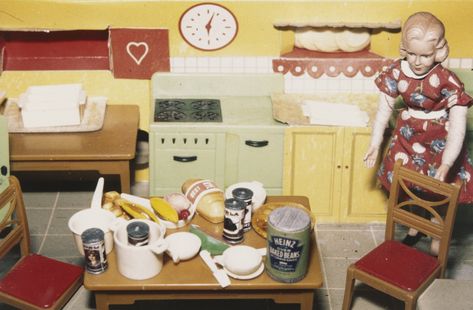 Laurie Simmons. Blonde/Red Dress/Kitchen, from the series Interiors. 1978 | MoMA Dollhouse Art, 2 House, Cindy Sherman, Artistic Space, Study Photography, Photography Classes, Barbie Furniture, Feminist Art, Art Base