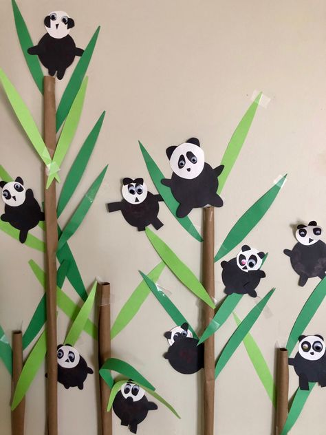 Asia Themed Classroom, Japan Classroom Decor, China Classroom Decorations, Chinese Classroom Decorations, China Decorations For Classroom, Ocean Prek, Chinese Classroom, Chinese Board, Panda Craft