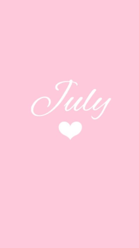 Pink July Wallpaper, July Widget, 2024 Encouragement, Nice Backgrounds, Birthday Ig, Notion Library, Vision Wall, Cool Dpz, July Images