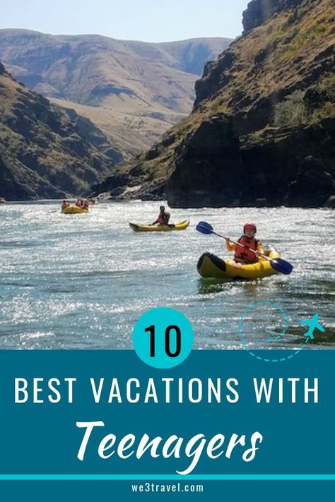 10 best vacations for teens - make the little time you have with your teens count and create memories that will last forever. #sponsored #familytravel #teentravel #travelwithteens via @we3travel Bahamas Eleuthera, Best Family Vacation Spots, Spring Break Destinations, Family Vacation Spots, Best Family Vacations, Adventure Vacation, Family Destinations, Family Vacation Destinations, Family Travel Destinations