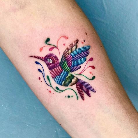 220+ Delicate Embroidery Tattoo Ideas(2023) - TattoosBoyGirl Mexican Embroidery Tattoo, Embroidery Tattoo Ideas, Cross Stitch Tattoo, Tato Tradisional, Crochet Tattoo, Tattoo Artists Near Me, Mexican Tattoo, Embroidery Tattoo, Stitch Tattoo