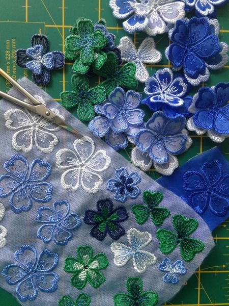 Machine Embroidered Flowers, Machine Embroidery Flower, Machine Embroidery Designs Flowers, Flower Embroidery Ideas, Machine Embroidery Flowers, 3d Applique Flowers, Spring 3d Multicolor Embroidered Fabric, Spring 3d Embroidery Flower Fabric, Embroidery Machine Ideas