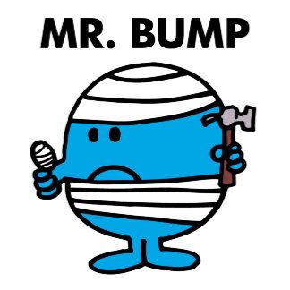 Mr. Men Little Miss - Mr. Bump Classic 2 Mr Bump, Roger Hargreaves, Mister And Misses, Love My Hubby, Little Mr, Nostalgia 2000s, Accident Prone, Mr Men Little Miss, I Love My Hubby