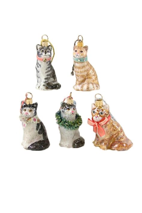 Kitten Decor, Cody Foster, Royal Christmas, Christmas Kitten, Cat Christmas Ornaments, French Christmas, Tiny Kitten, Cat Ornament, Christmas Cats