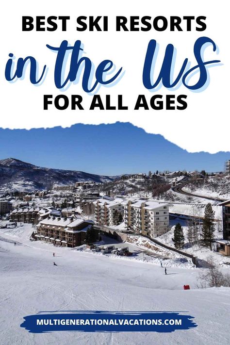 Ski Resorts In The Us, Ski Resorts In Colorado, Best Family Ski Resorts, Resorts In The Us, Resorts For Kids, Family Ski, Winter Travel Destinations, Trip Destinations, Ski Family