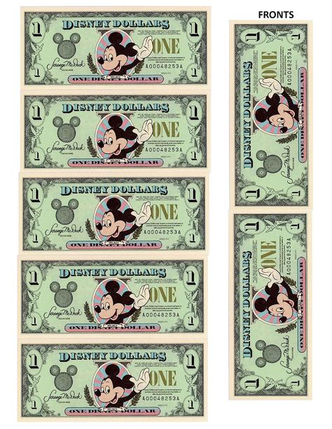 Disney Dollars, Mickey Mouse Classroom, Disney Themed Classroom, Disney Money, Disney Activities, Disney Dream Cruise, Project Theme, Disney Classroom, Tema Disney