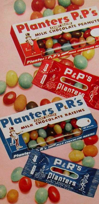 Old School Candy, American Candy, Chocolate Raisins, Planters Peanuts, Old Candy, Candy Poster, Penny Candy, Chocolate Covered Peanuts, Nostalgic Candy