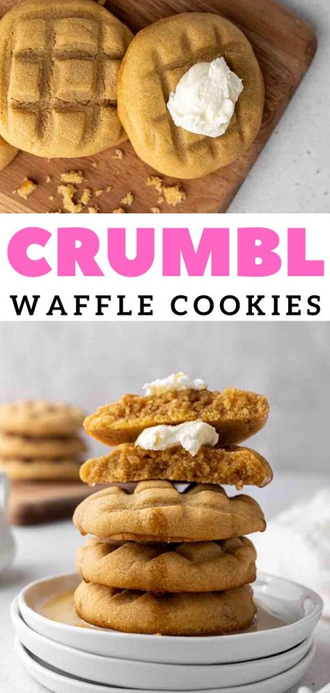 Flavored Buttercream, Cookies With Buttercream Frosting, Crumble Cookie Recipe, Lifestyle Of A Foodie, Pancake Syrup, Easy Autumn Recipes, Waffle Cookies, Gourmet Cookies, Köstliche Desserts