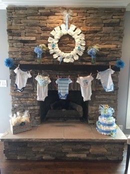 Bos Baby, Baby Boy Sprinkle, Diaper Wreath, Babyshower Party, Idee Babyshower, Sprinkle Shower, Diy Baby Shower Decorations, Fiesta Baby Shower, Shower Bebe