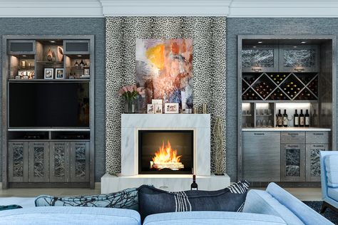 Home Bar Unit, Fireplace Feature, Wine Station, Built In Wall Units, Closet Factory, Media Wall Unit, Fireplace Bookshelves, Bar Unit, Living Tv