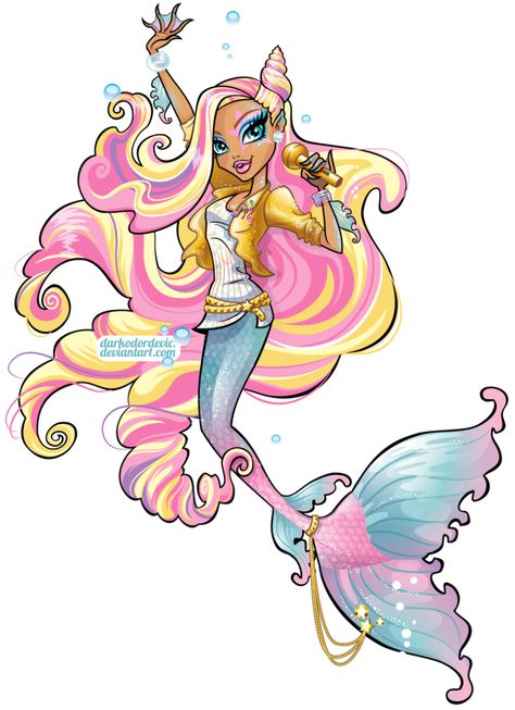 Sirenna, OC Monster High by darkodordevic.deviantart.com on @deviantART Monster High Mermaid, Arte Monster High, Monster High Party, Moster High, Catty Noir, Mermaid Pictures, Art Kawaii, Love Monster, Monster High Art