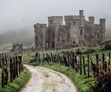 This is #ClifdenCastle a ruined manor house just west of #Clifden in #Connemara - @gerduffyphotography captured the true essence of this beauty built in 1818 #ireland #Galway #irlande #irlanda #irland #instaireland #wanderireland - What do you think? Scary or beautiful? Castle Ireland, Fantasy Warrior, Arte Fantasy, Medieval Fantasy, Manor House, Dark Fantasy, Aesthetic Pictures, Landscape Photography, Fantasy Art