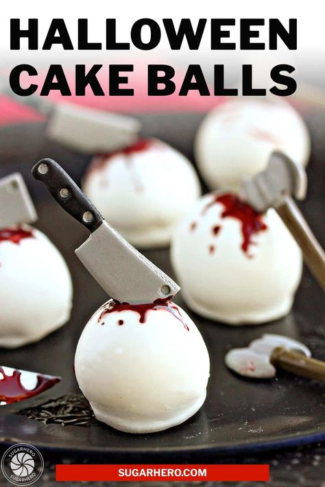 Brigadeiro Halloween, Halloween Cake Balls, Halloween Appetizers For Adults, Halloween Truffles, Halloween Food For Adults, Halloween Fingerfood, Halloween Candy Recipes, Fun Halloween Snacks, Halloween Appetizers Easy