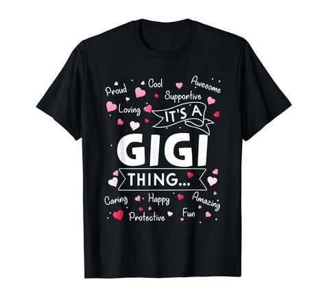 PRICES MAY VARY. Funny Saying It's a Gigi thing to your friends or family, awesome presents for Birthday, Mother's day, Father's day, Halloween, Fall Thanksgiving, Christmas, Grandparents day. Funny Gigi shirt makes the perfect gift for mom, mother, grandma, women Know anyone who is a Gigi. Would they have fun wearing It's a Gigi thing design, great gifts for someone who is promoted to Gigi or soon to be Gigi, awesome presents for mom, mommy, grandma, mama, aunt, auntie or your big sister. Light Presents For Birthday, Cute Grandma, Presents For Mom, Halloween Fall, Grandparents Day, Funny Sayings, Perfect Gift For Mom, Fall Thanksgiving, Thanksgiving Christmas