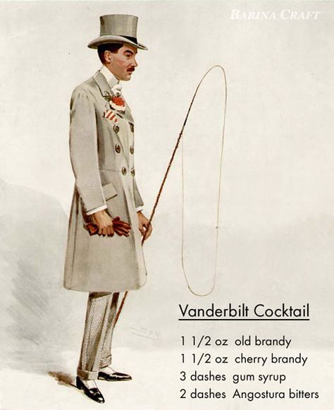 Alfred Gwynne Vanderbilt caricature from 1907 Vanity Fair with namesake cocktail recipe. Alva Vanderbilt, Cornelius Vanderbilt, Horse Breeder, Classic Outfits, Caricatures, Historical Fashion, Top Hat, Photo Print, Vanity Fair