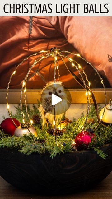 Greg Navage on Instagram: "Like + comment “Lights” to instantly get the links and details sent to your DM!
DIY Dollar Tree Christmas Light Balls

#dollartreediy #dollartreechristmasdiy #dollartreehacks #dollartreeprojects #dollartreefinds #christmas #christmas2023 #christmascrafts #christmasdiy #diychristmas #christmasiscoming #holidaycrafts #christmasdecor #christmasdecorating #christmasdecorations

Video Description: christmas light balls, dollar tree Christmas decor, Christmas lights, holiday decorations, Christmas path lights, hanging Christmas lights, 3D wreath, Christmas wreath, lighted wreath" Christmas Light Balls, 3d Wreath, Lighted Wreath, Diy Dollar Tree Christmas, Dollar Tree Christmas Decor, Lighted Wreaths, Diy Christmas Lights, Hanging Christmas Lights, Orb Chandelier