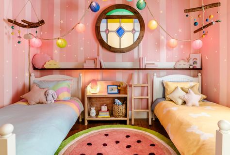 Live like Bluey for the weekend: Iconic Heeler home listed on Airbnb Kids Awards, Mid Century Aesthetic, Big Girl Rooms, Bedroom Themes, Girl's Room, Girl Room, For Real, Girls Bedroom, Renting A House