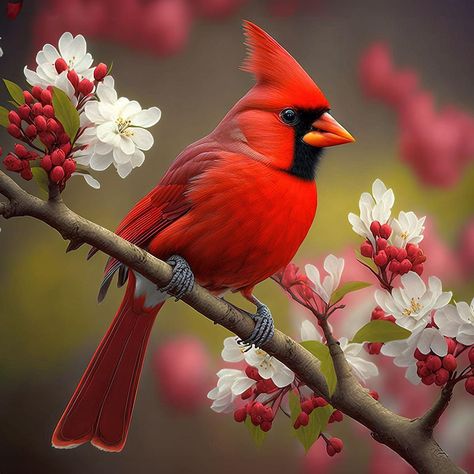 Cardinal Wallpaper Iphone, Red Cardinal Photography, Northern Cardinal Photography, Cardinal Bird Aesthetic, Cardinals Wallpaper, Cardinal Birds Art, Wild Birds Photography, Painting Mood, Peanuts Wallpaper