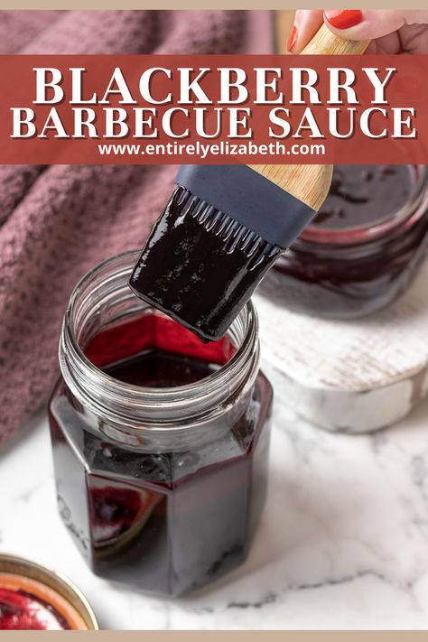 Blackberry Bbq Sauce Recipes For Canning, Blackberry Chipotle Sauce, Blackberry Barbecue Sauce Recipes, Blackberry Hot Sauce, Blackberry Barbecue Sauce, Raspberry Barbecue Sauce, Blackberry Sauce For Meat, Blackberry Bbq Sauce Recipes, Raspberry Bbq Sauce Recipe