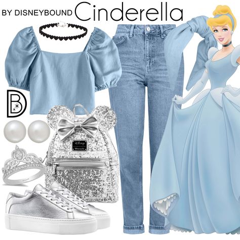 Cinderella Disneybound, Disney Princess Inspired Outfits, Disney Character Outfits, Cinderella Outfit, Disney Bound Outfits Casual, Disney Outfits Women, Princess Inspired Outfits, Disney 2023, Disney Princess Outfits