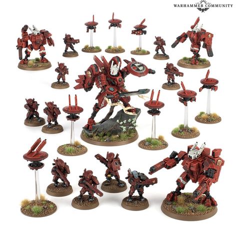 Commander Farsight, Farsight Enclave, Sisters Of Silence, Tau Warhammer, Fire Warrior, Tau Empire, Grey Knights, Warhammer Paint, Action Cards